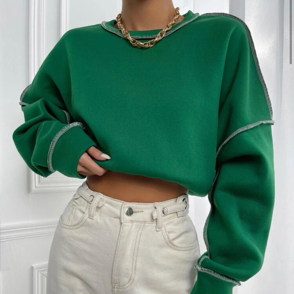 Green sweater
